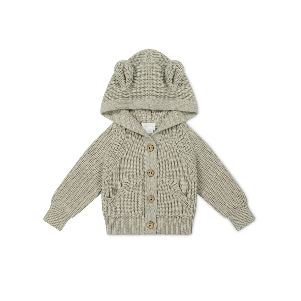 OG Bear Knit Cardigan || Moss Marle