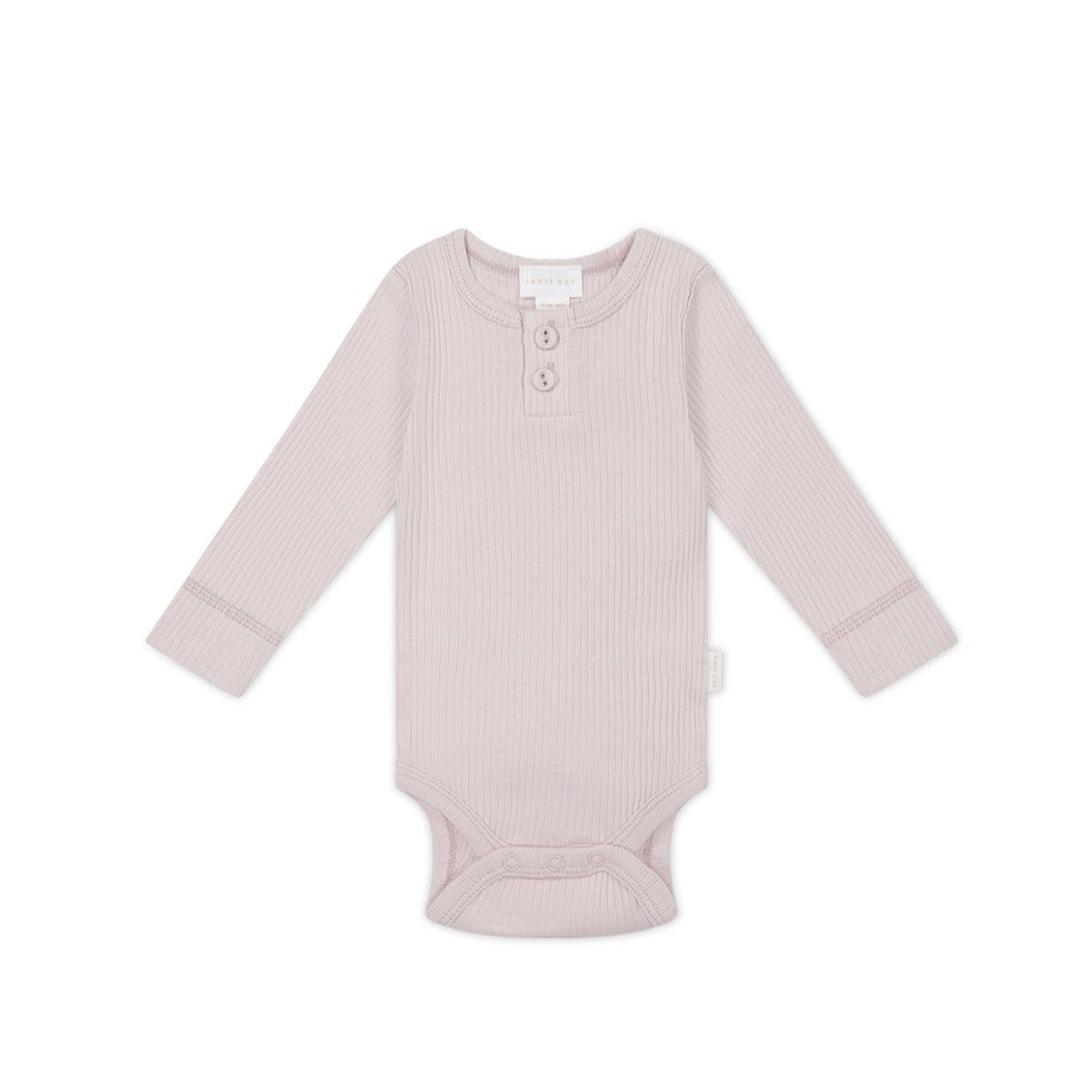 Organic Cotton Modal Bodysuit || Violet Tint