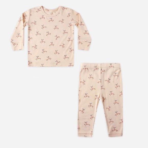 Bamboo Pajama Set || Reindeer