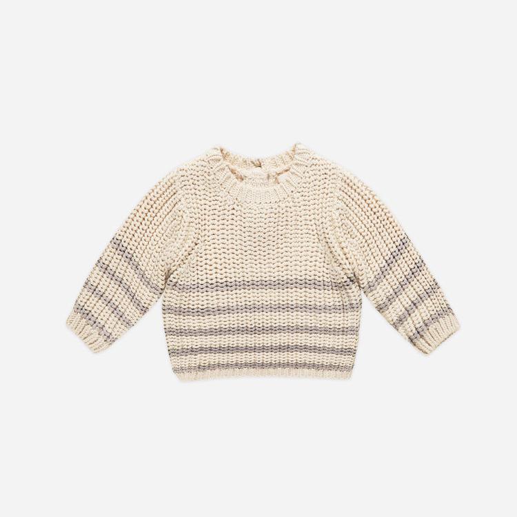 Rex Sweater || Fog Stripe