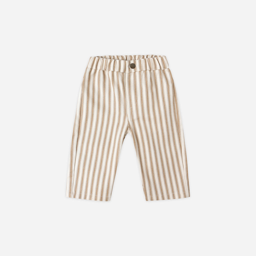 Grayson Pant || Gold Pinstripe