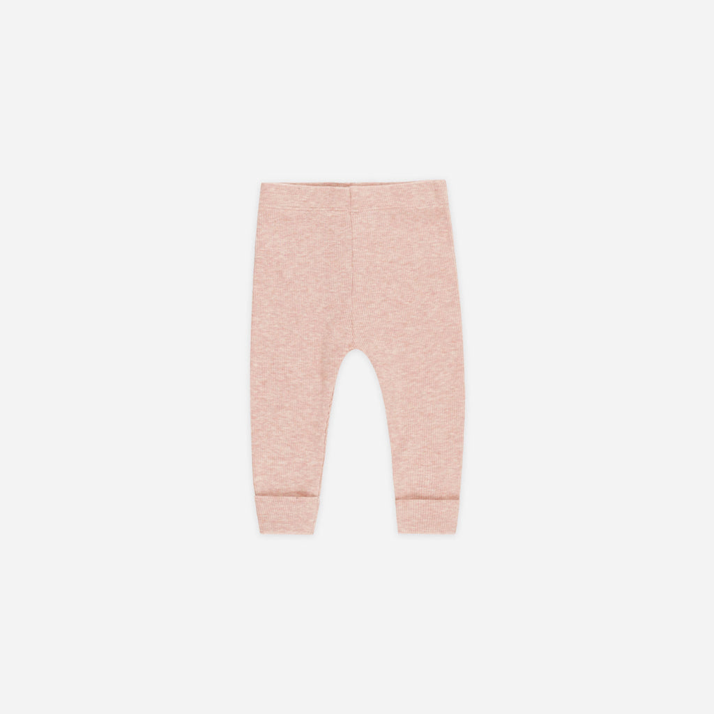 Ribbed Leggings || Rose