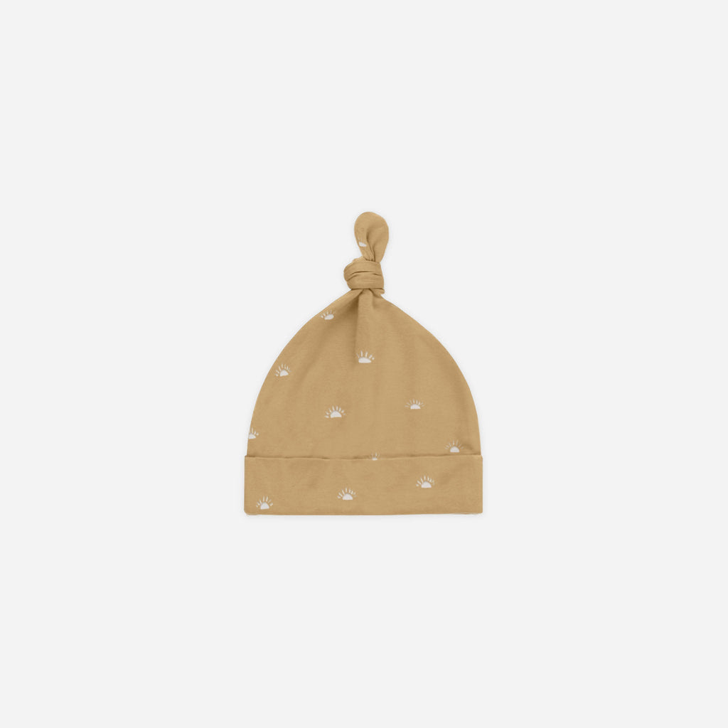 Knotted Baby Hat || Suns