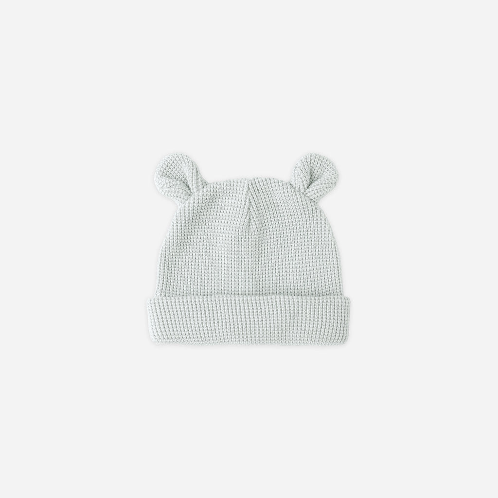 Baby Bear Beanie || Ice Blue