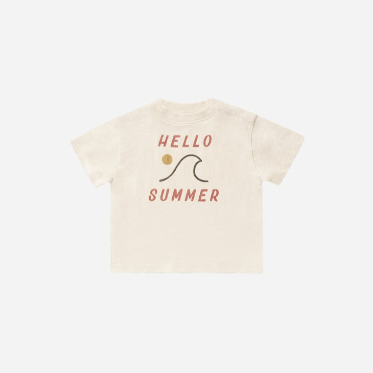 Relaxed Tee || Hello Summer