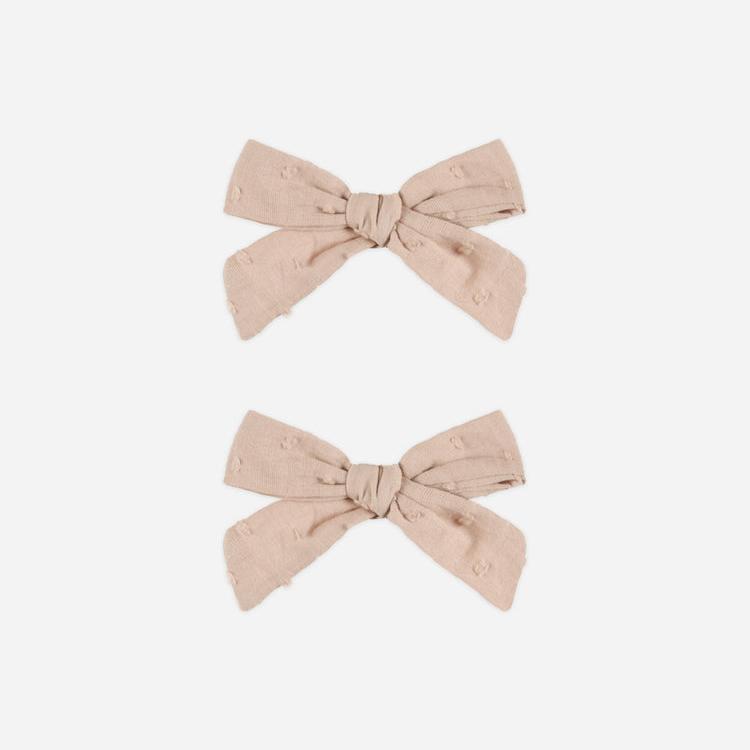 Bow, Set of 2 || Blush