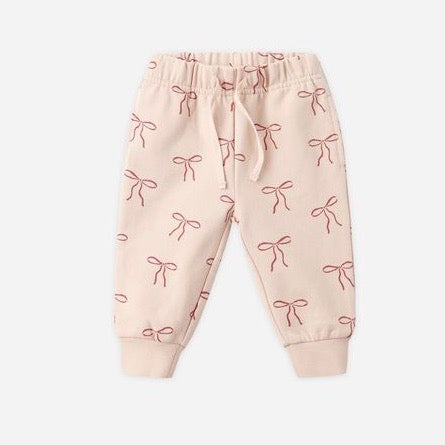 Relaxed Fleece Sweatpant || Red Bows