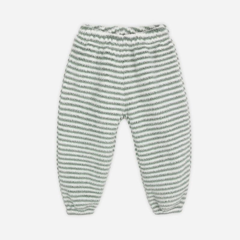 Relaxed Sweatpant || Evergreen Stripe