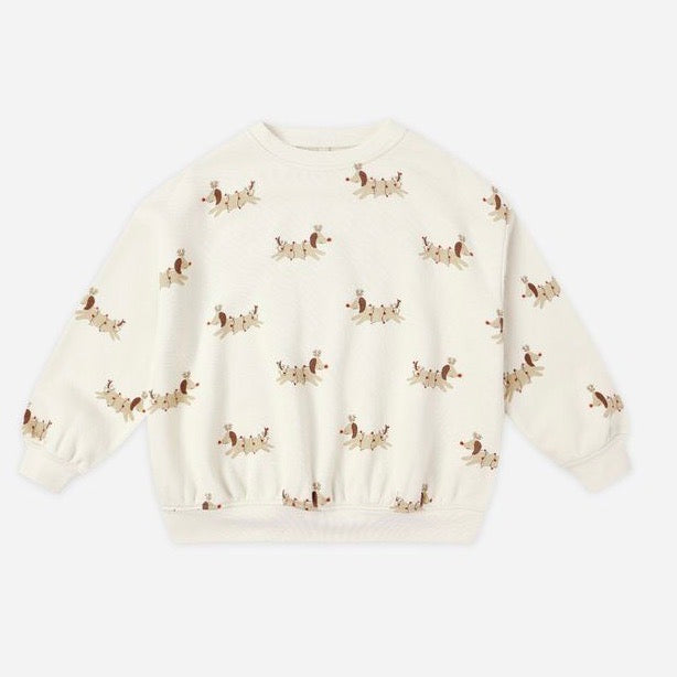 Relaxed Sweatshirt || Christmas Dogs