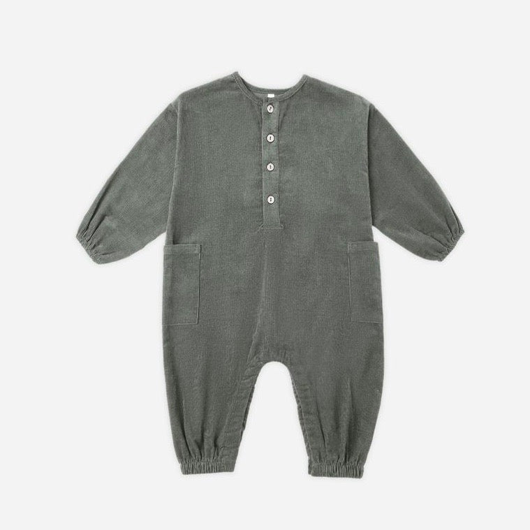 Relaxed Woven Jumpsuit || Evergreen