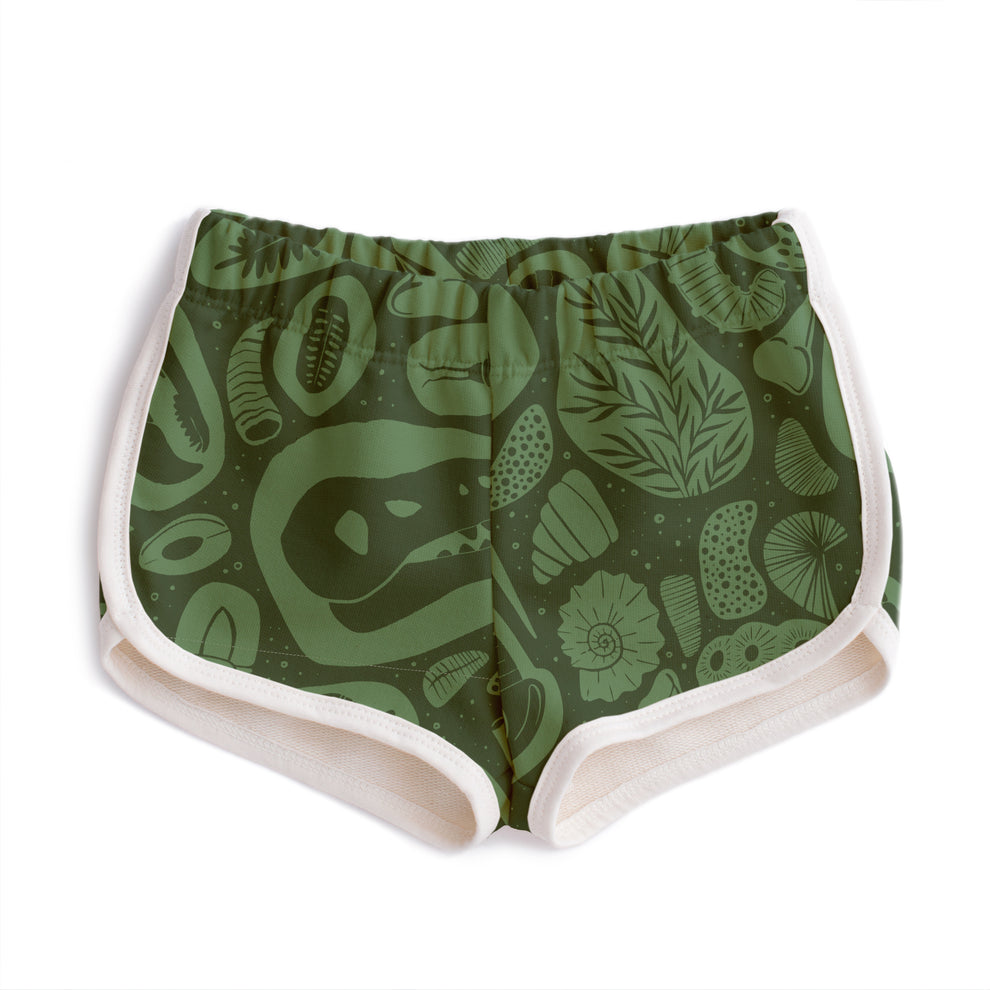 French Terry Short || Fossils Green