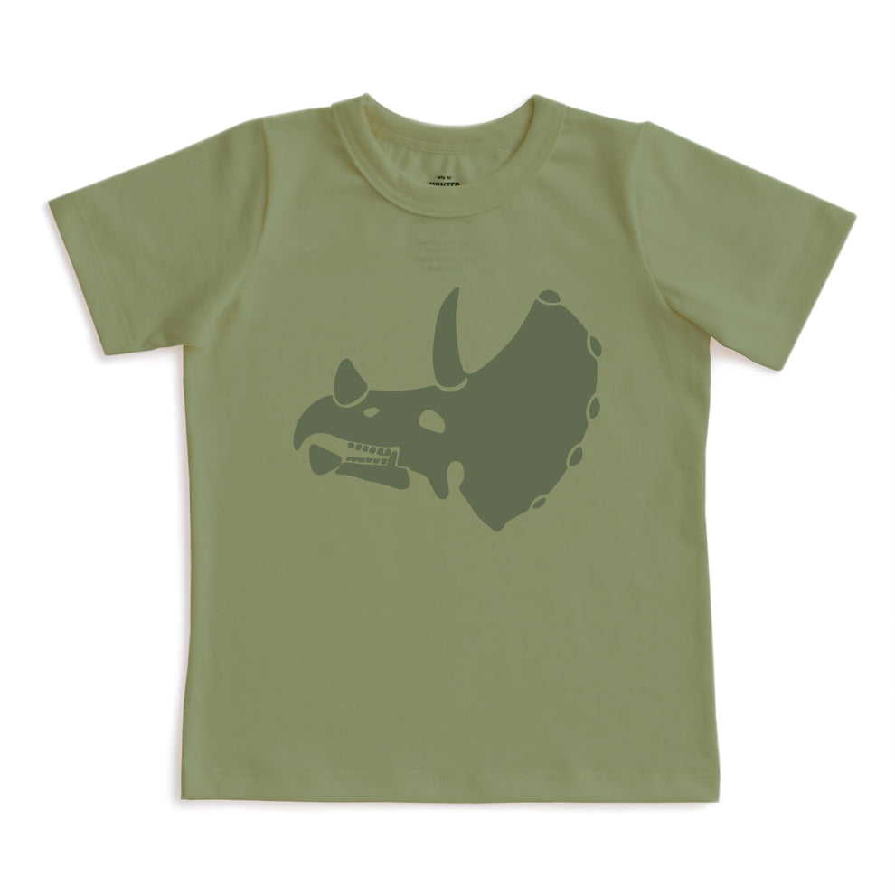 Short-Sleeve Graphic Tee || Fossil Forest Green