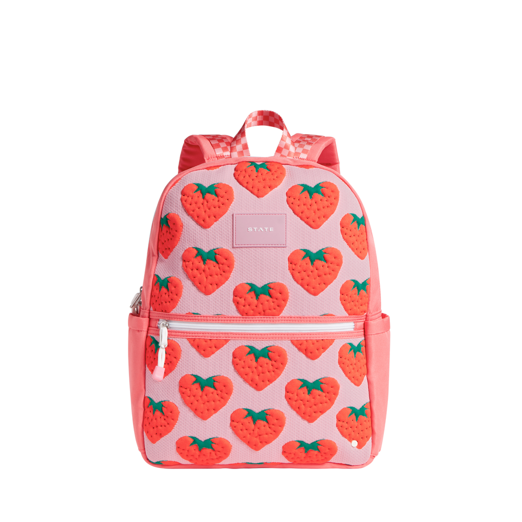 Kane Kids Double Pocket Backpack || Strawberries