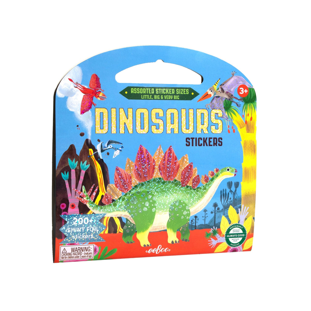 Dinosaurs Shiny Stickers Book