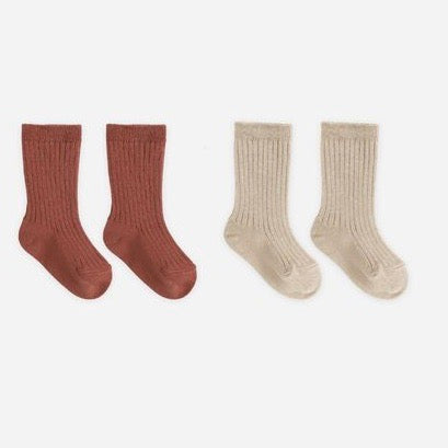 Socks Set || Cranberry, Oat