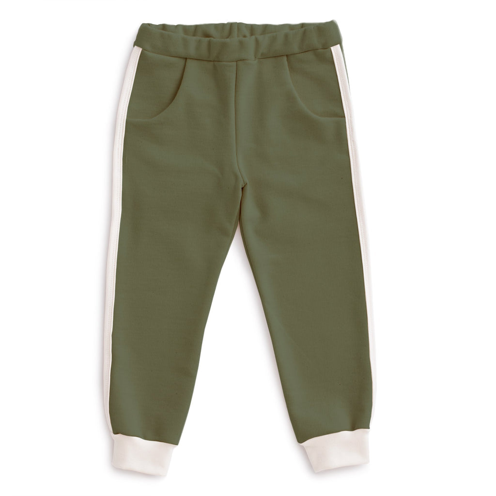 Track Pants || Solid Forest Green