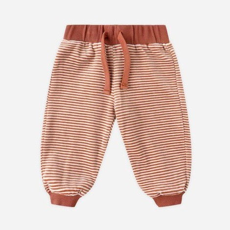 Velour Relaxed Sweatpant || Candy Stripe