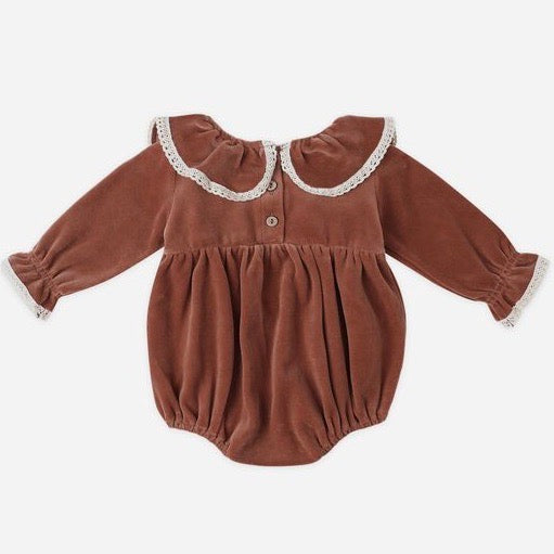 Wendy Romper || Cranberry