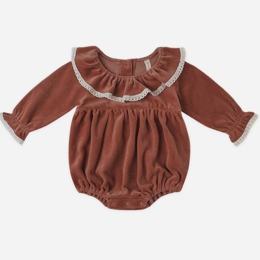 Wendy Romper || Cranberry
