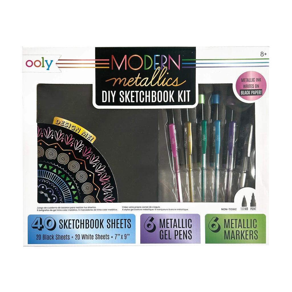 Modern Metallics: D.I.Y. Sketchbook Kit