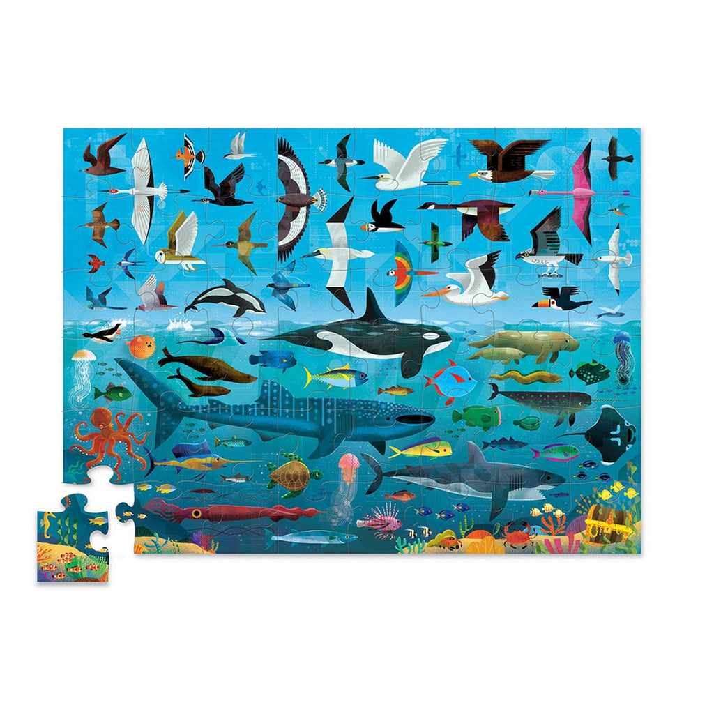 48-Piece Above + Below Puzzle || Sea and Sky