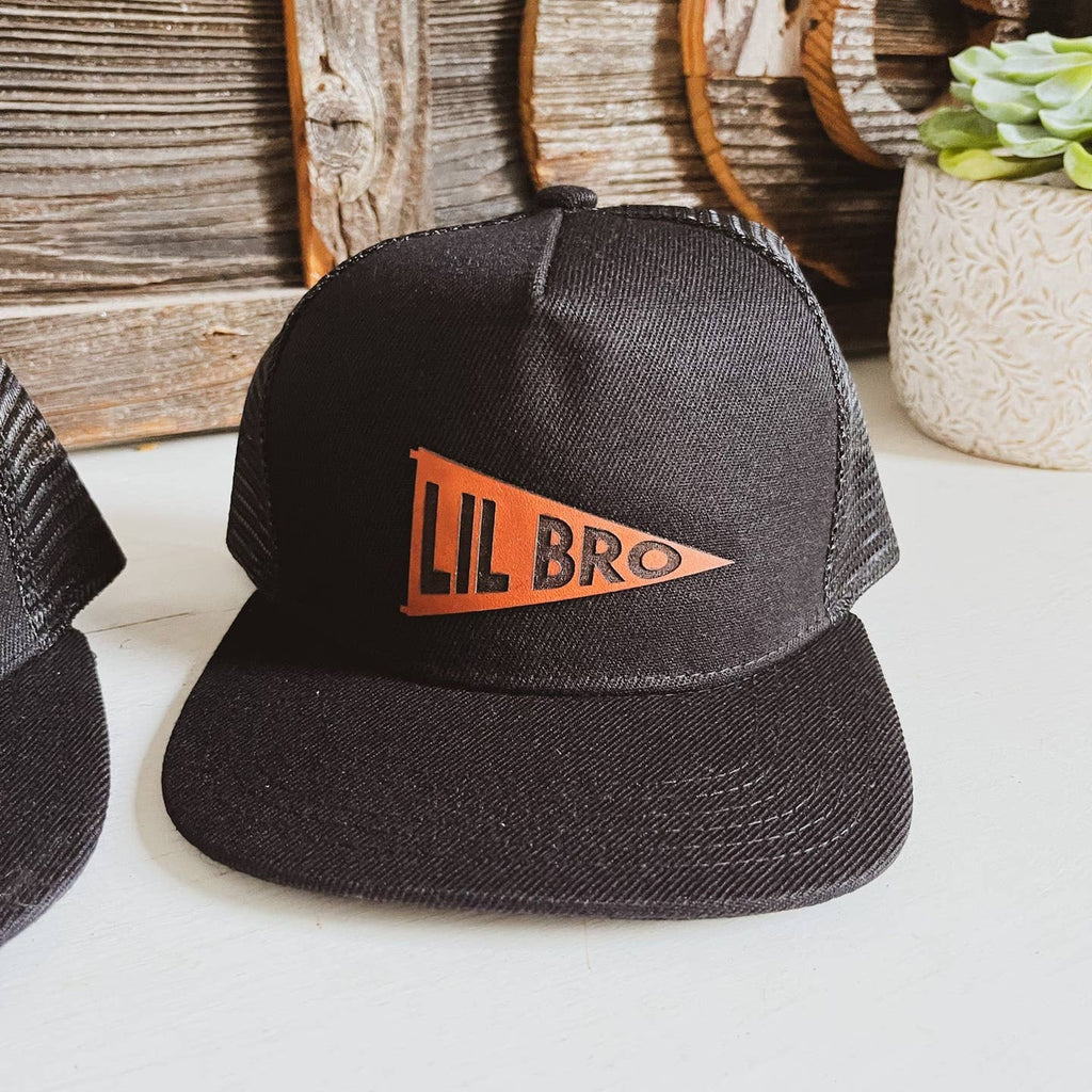 Lil Bro Leather Patch Hat