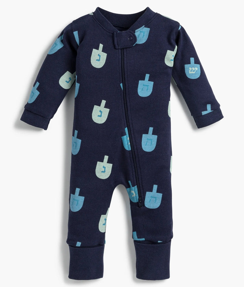One Piece Holiday Pajamas || Hanukkah Dreidels