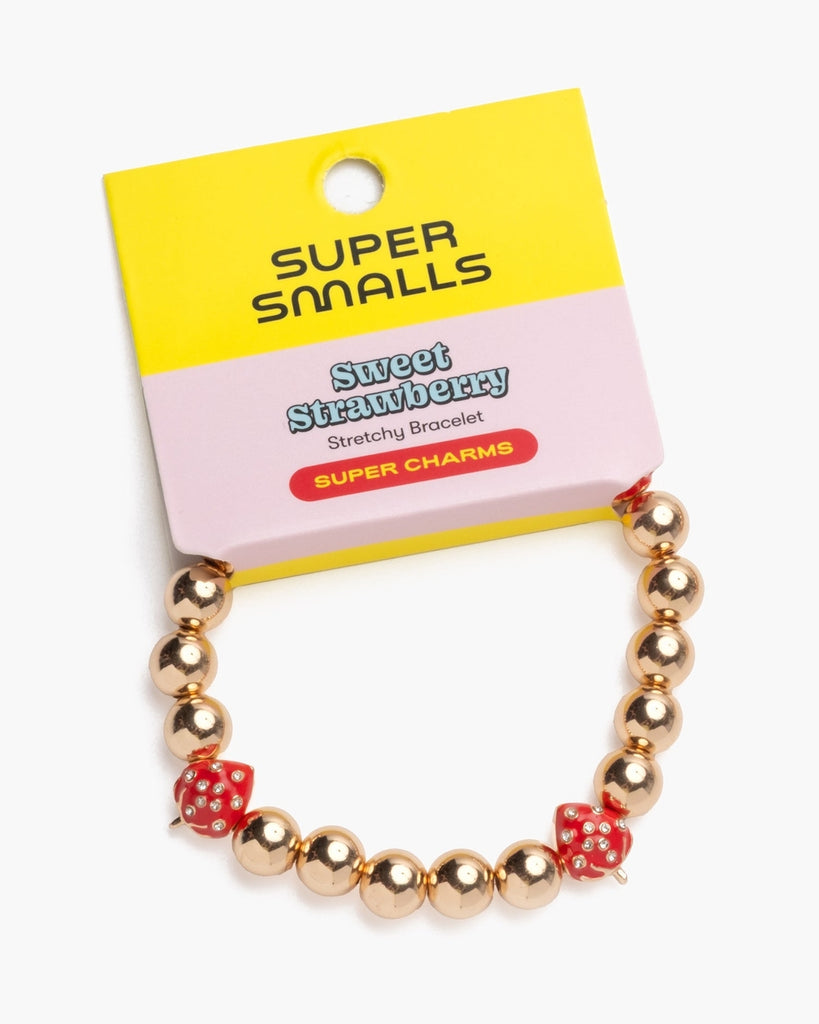 Super Charms Sweet Strawberry Stretchy Bracelet