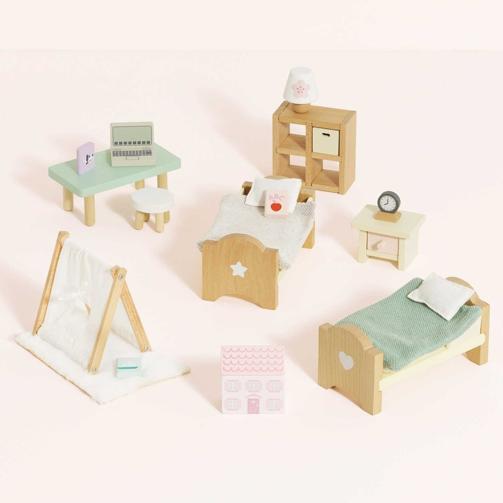 Dolls House Child's Bedroom Furniture