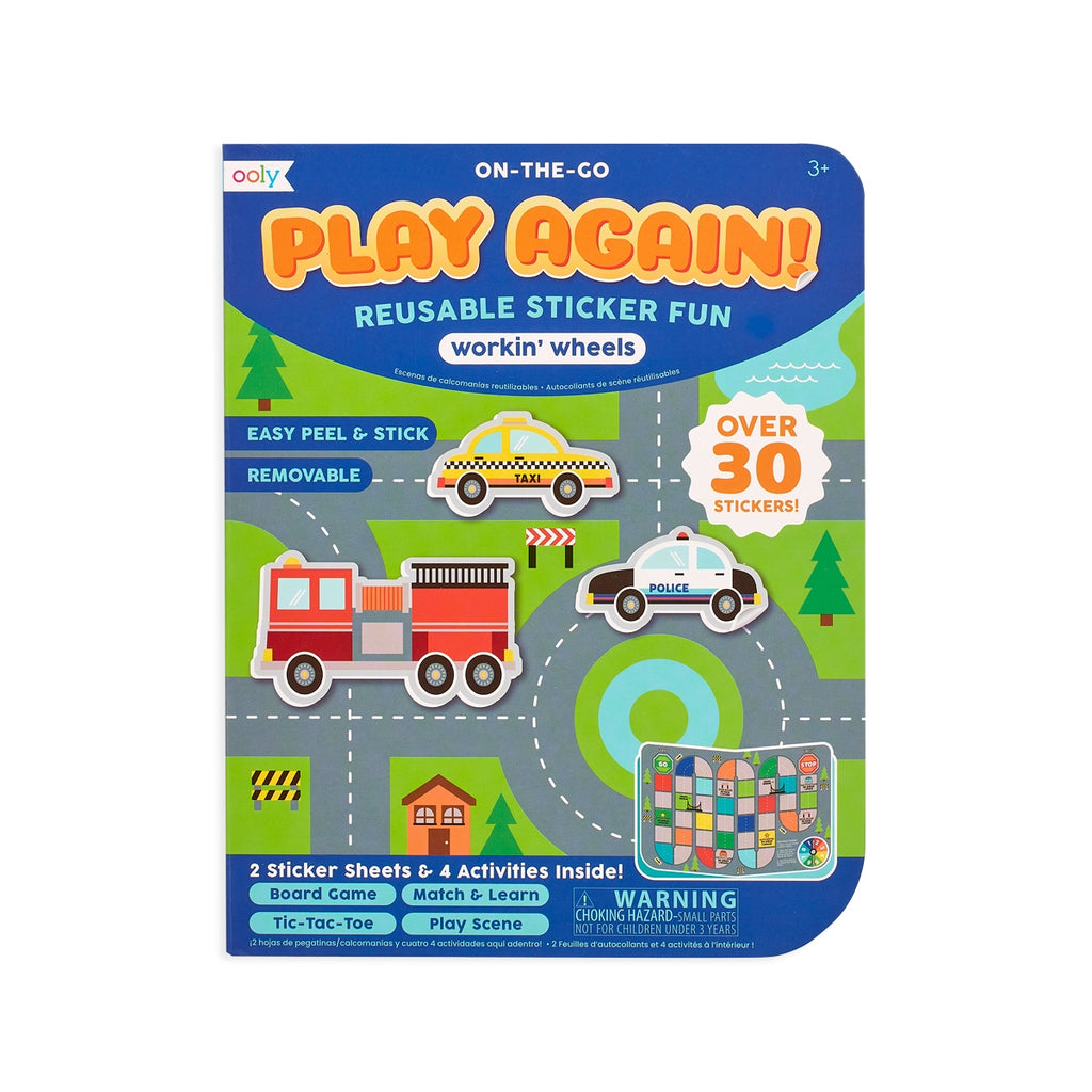 Play Again! Mini On-The-Go Activity Kit || Working Wheels