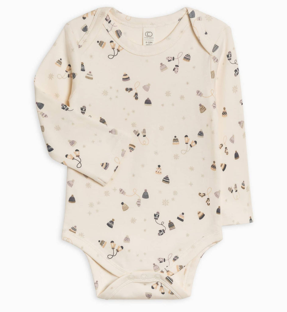 Organic Baby River Bodysuit || Mittens