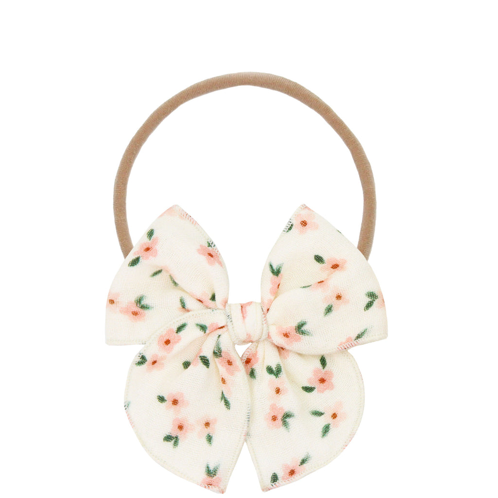 Muslin Bow Headband || Lottie
