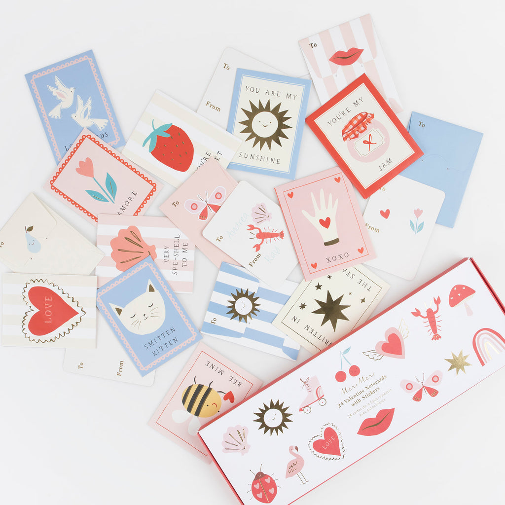 Icon Kid's Valentine's Card & Stickers Set