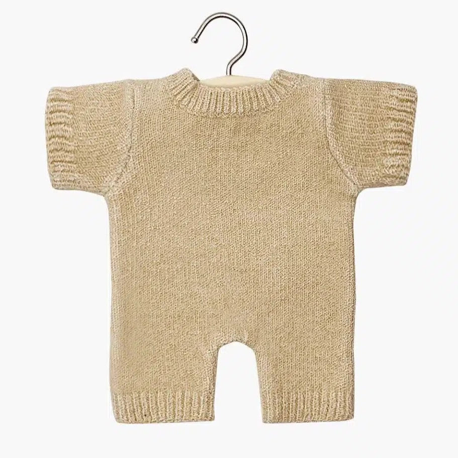 Felix Knit Jumpsuit for Babies || Cream