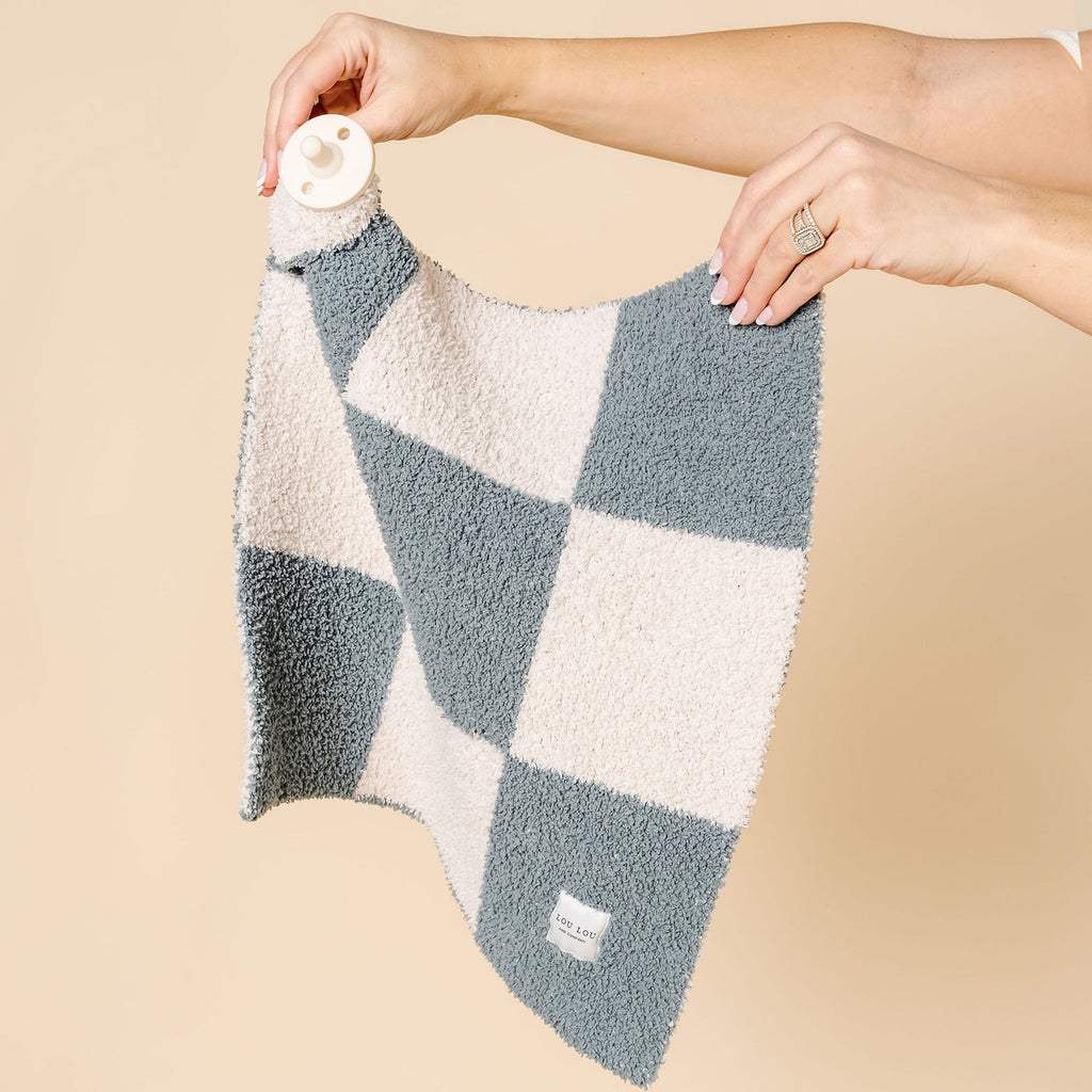 Lou Lou and Co Mini/Lovey Chenille Blanket