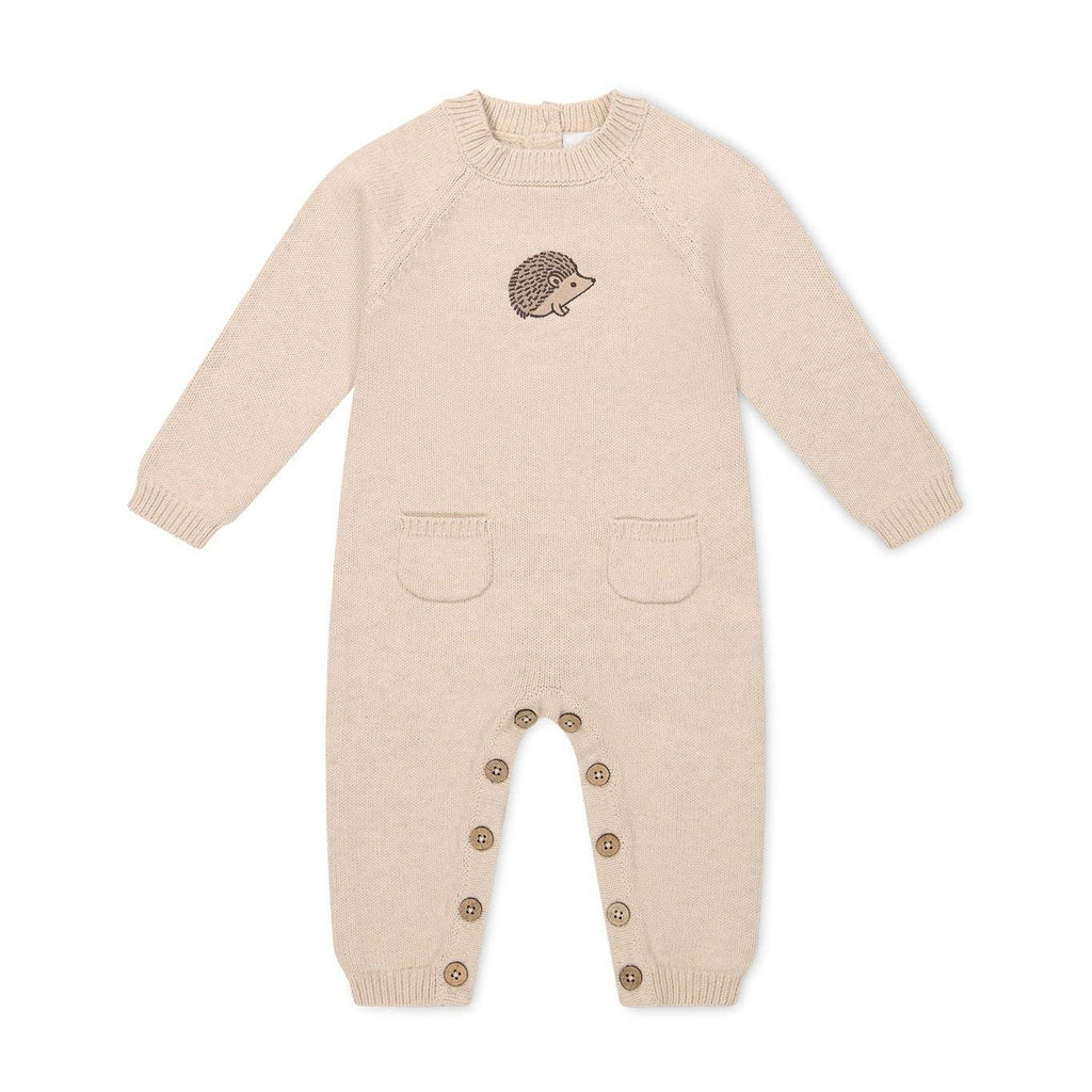 Theo Onepiece || Oatmeal Marle Hedgehog