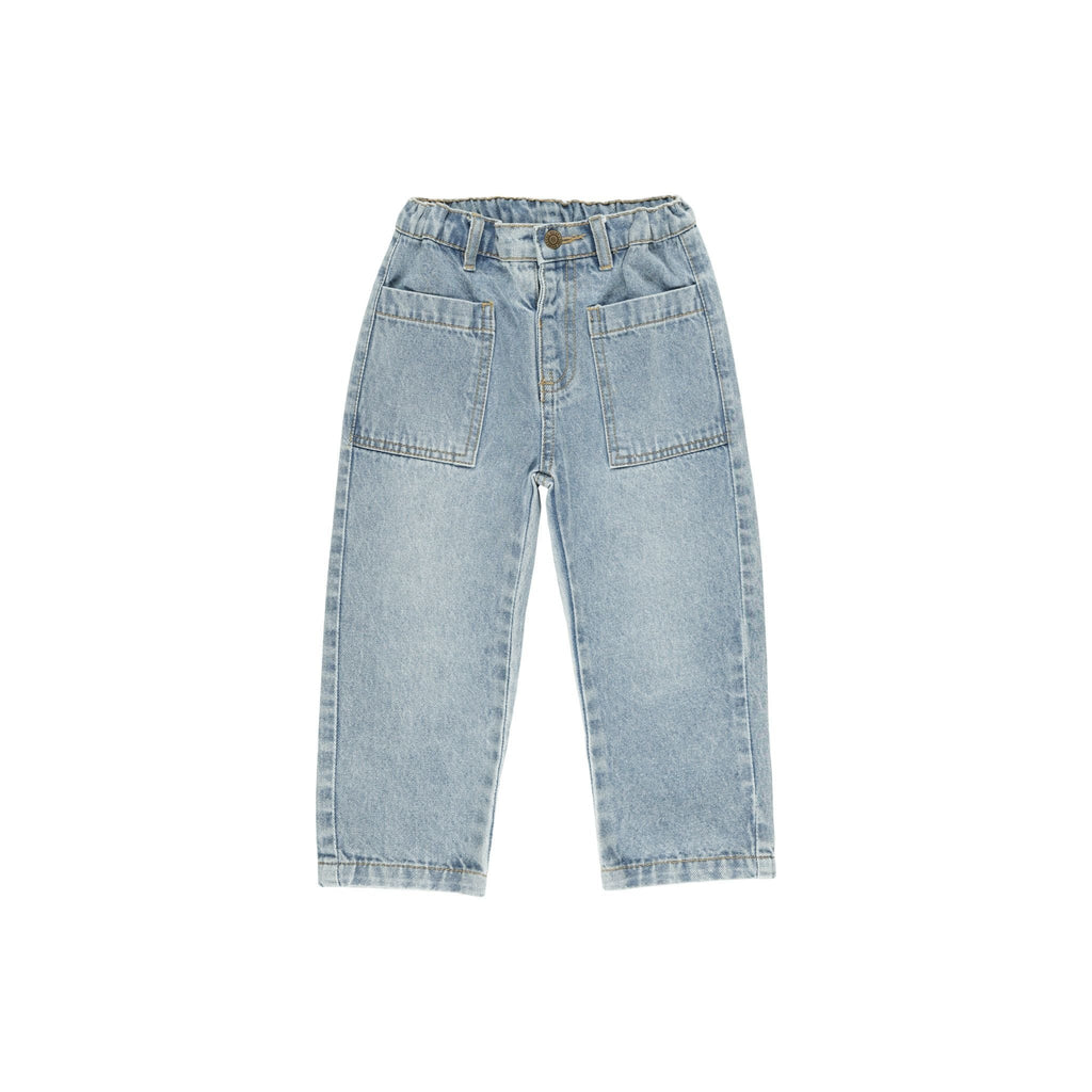 Jasper Pant || Light Washed Denim