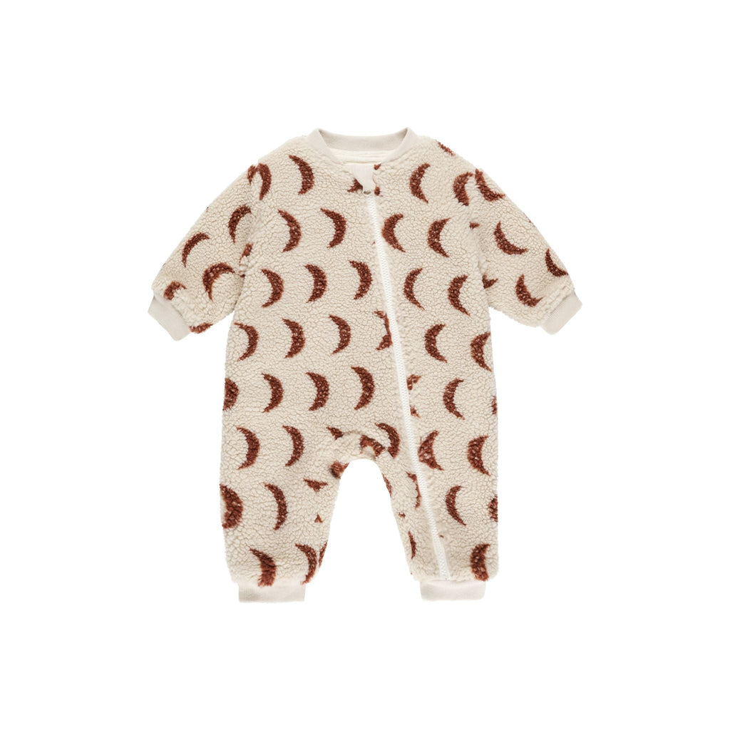 Shearling Baby Jumpsuit || Moons