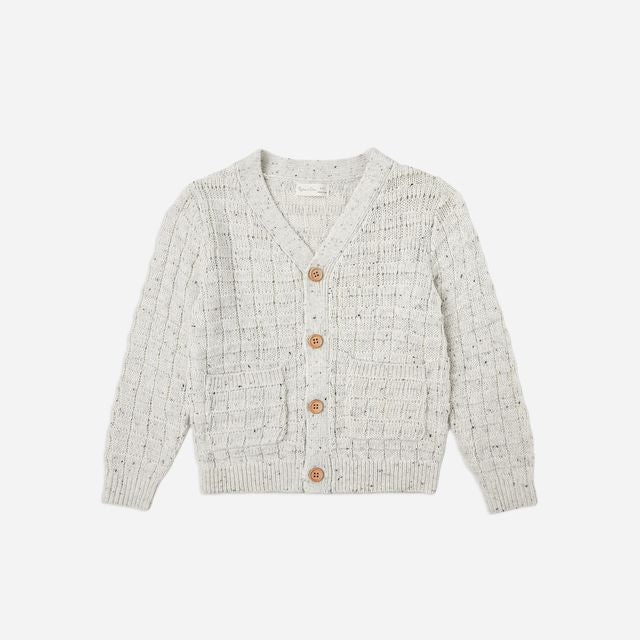 Wynn Cardigan || Oatmeal Speckle