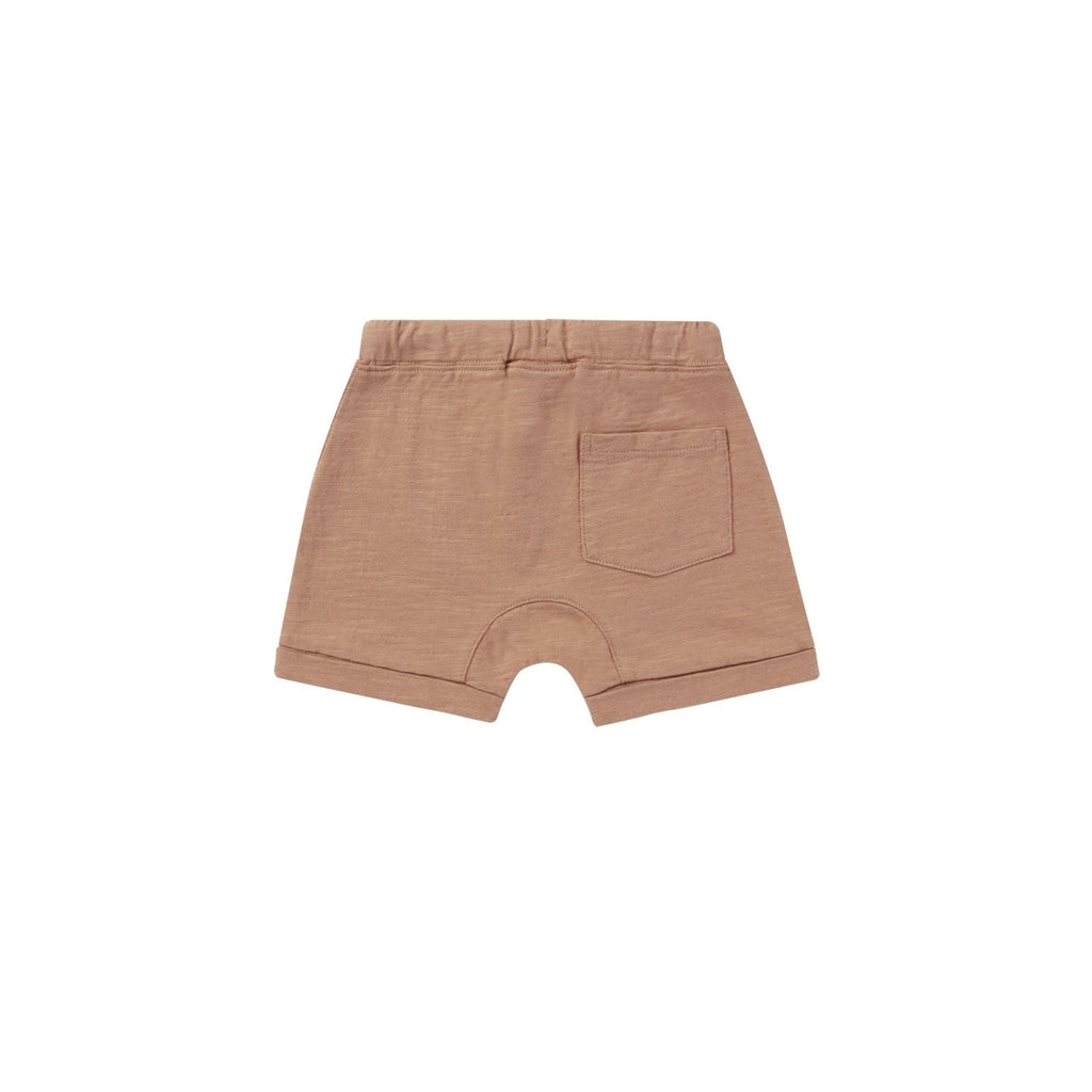 Front Pouch Short || Clay