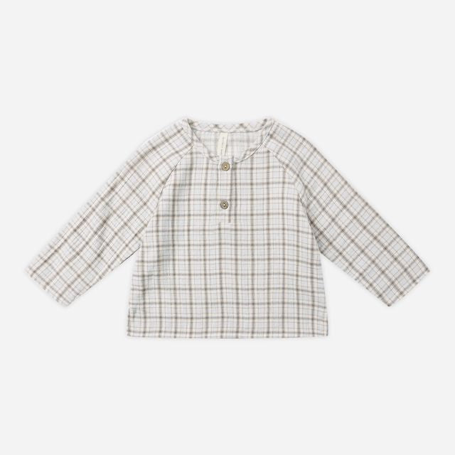 Zion Shirt || Blue Plaid
