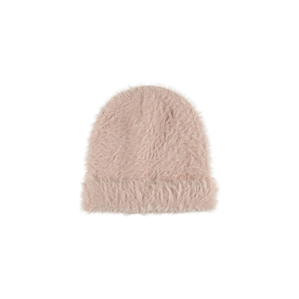 Fuzzy Beanie || Blush