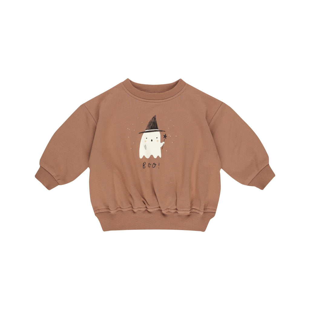 Relaxed Fleece Sweatshirt || Boo