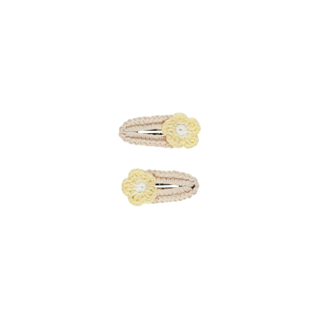 Crochet Clips || Yellow Daisy