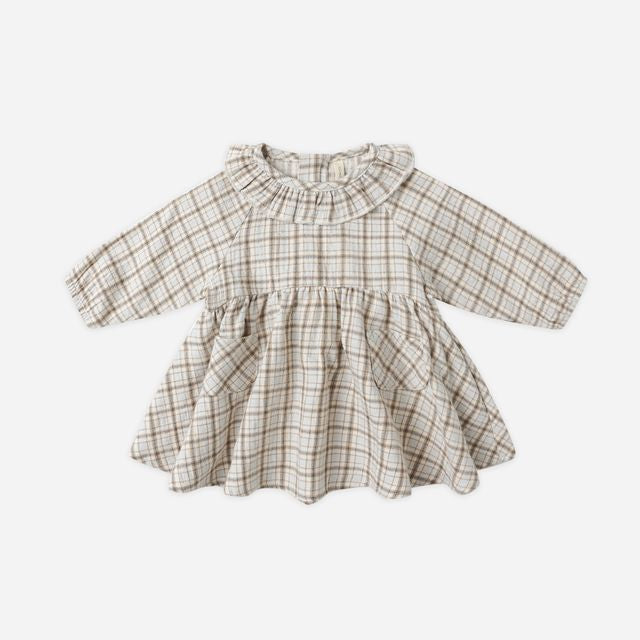 Simone Dress || Blue Plaid