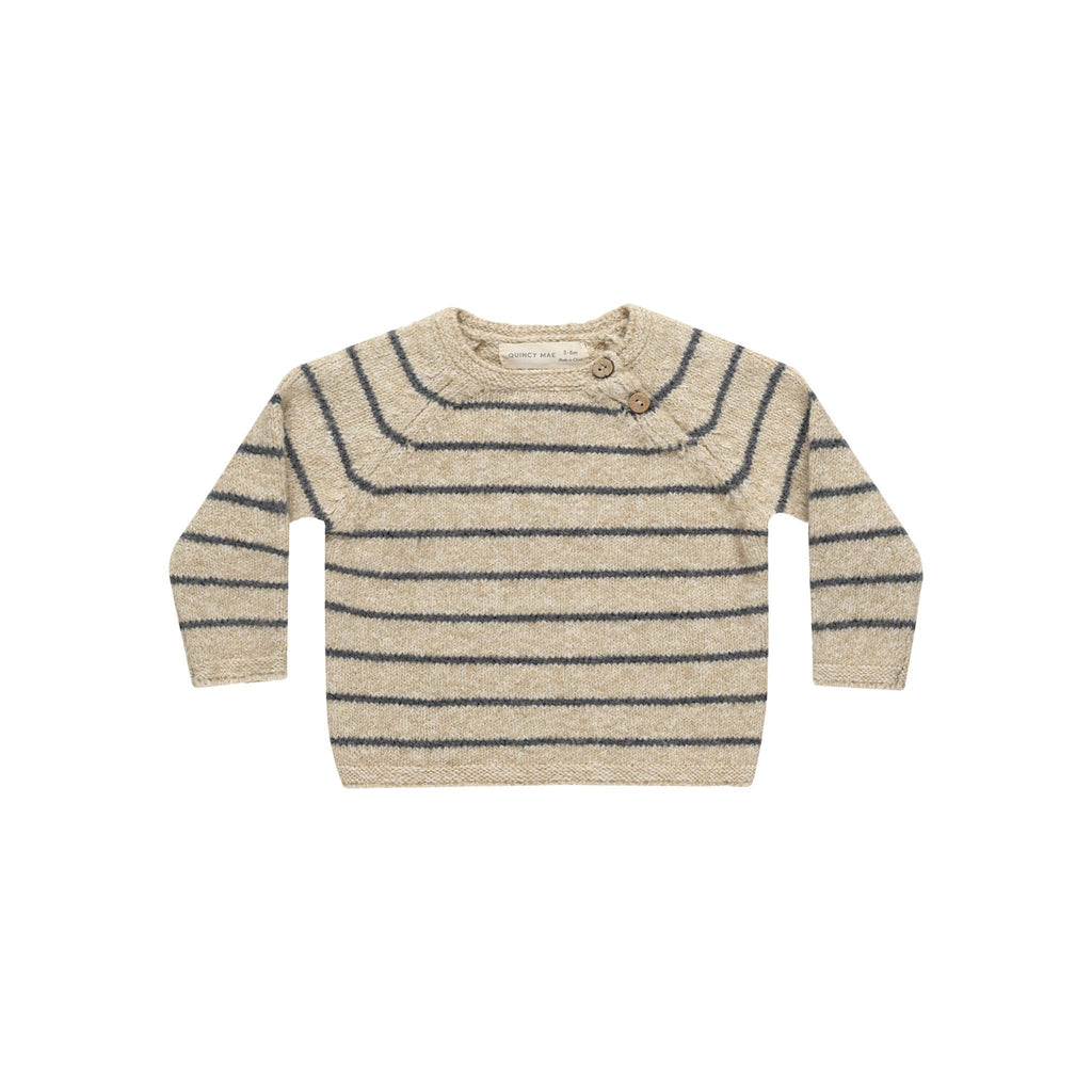 Ace Knit Sweater || Indigo Stripe