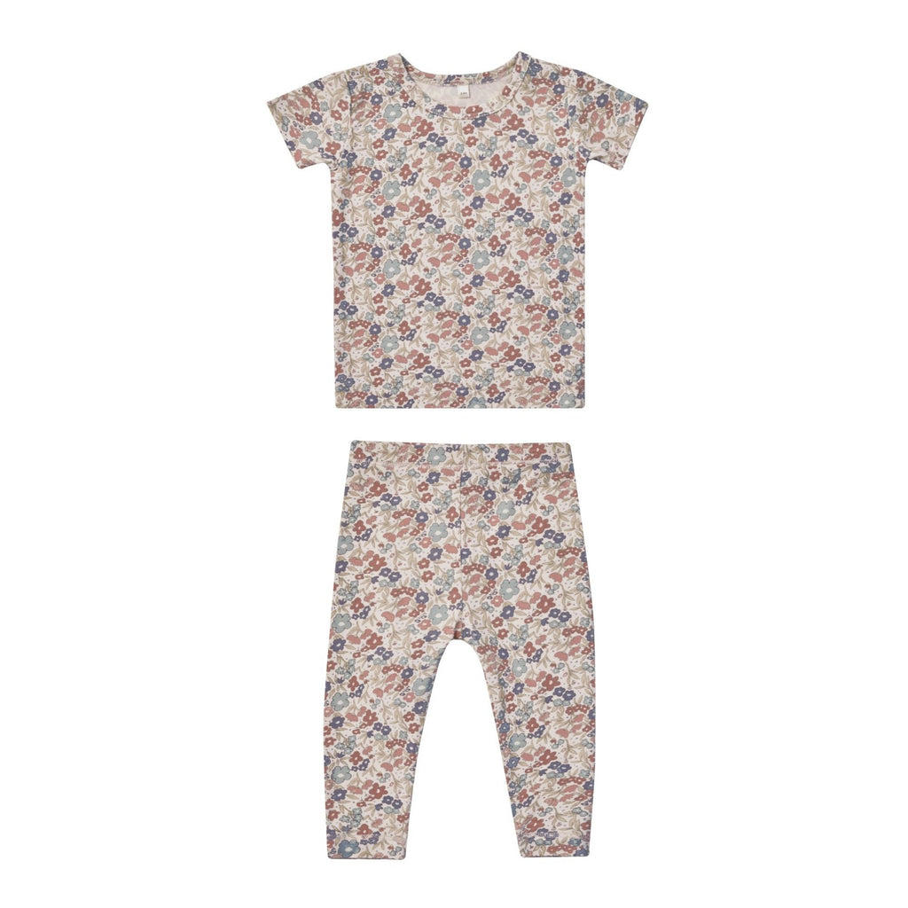 Bamboo Short Sleeve Pajama Set || Bloom