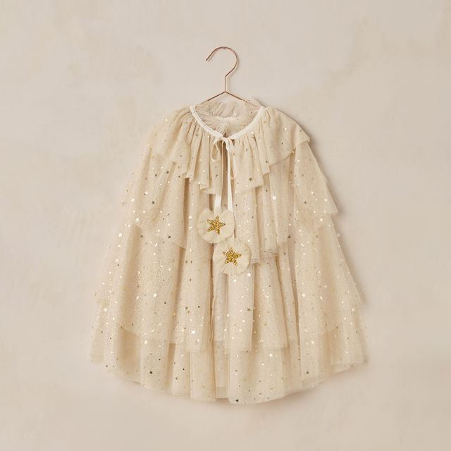 Tulle Cape || Champagne Stars