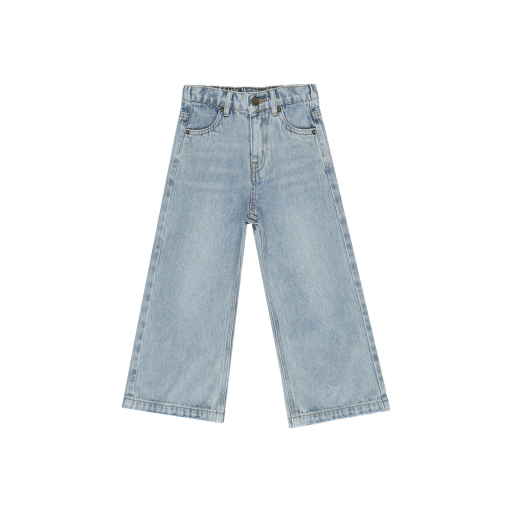 Straight Leg Pant || Light Washed Denim