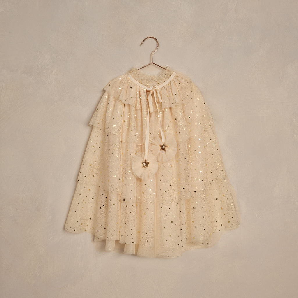 Tulle Cape || Champagne Stars